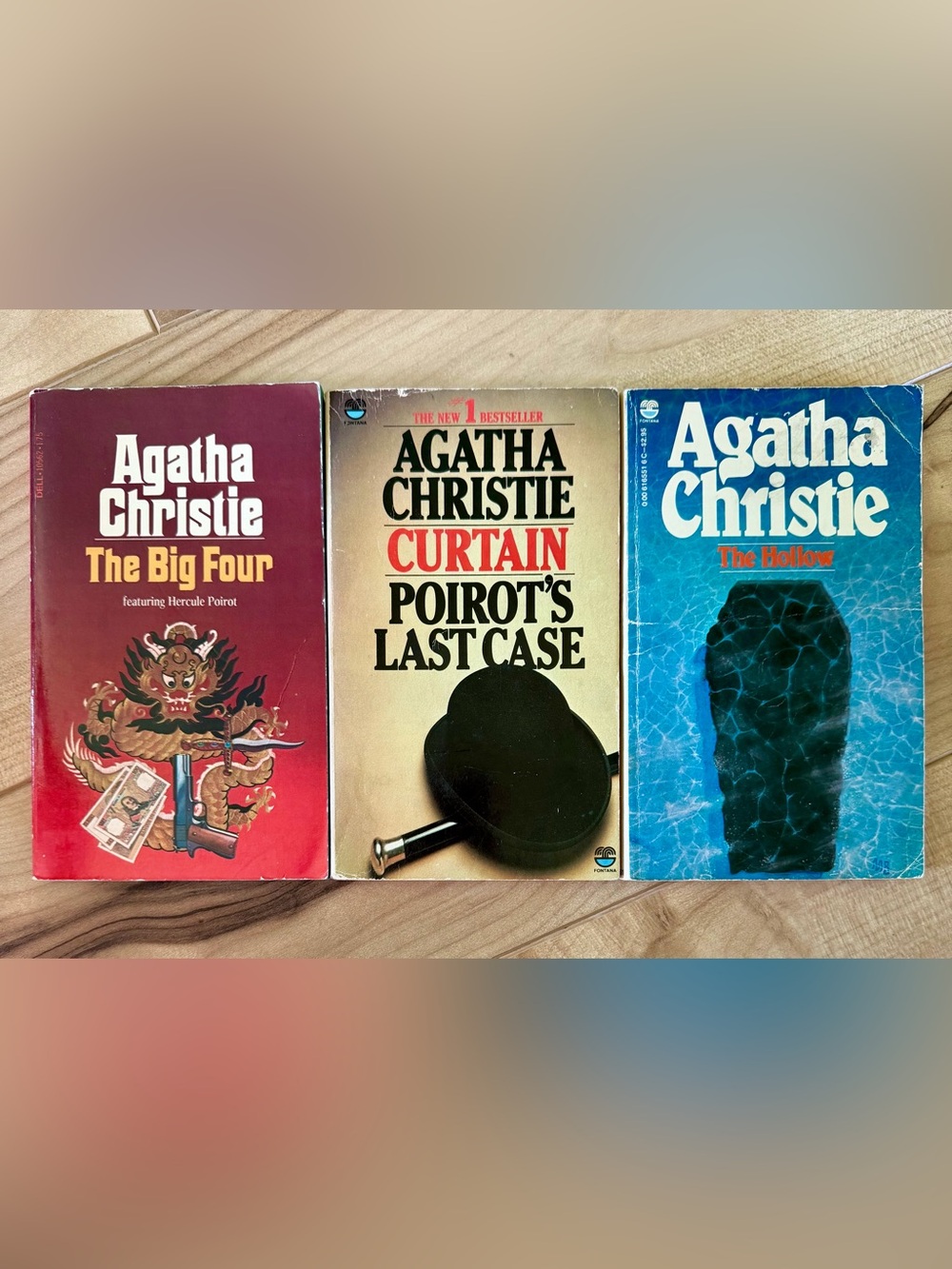 Vintage Agatha Christie paperback book bundle